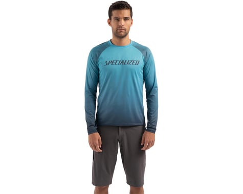 Specialized Enduro Air Long Sleeve Jersey (Aqua/Cast Blue Refraction)
