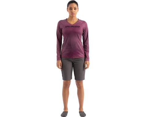 Specialized Women's Andorra Air Long Sleeve Jersey (Dusty Lilac/Cast Berry Refraction)