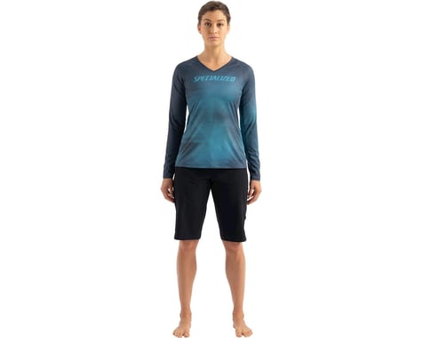 Specialized Women's Andorra Air Long Sleeve Jersey (Cast Blue/Aqua Refraction)