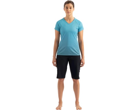 Specialized Women's Andorra Air Short Sleeve Jersey (Aqua/Dusty Turquoise Fade)
