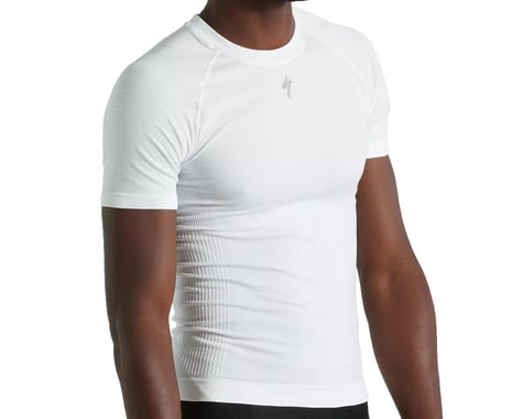 Specialized Men's Seamless Light Short Sleeve Baselayer (White) (L/XL)