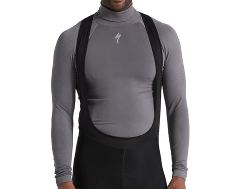 Specialized Men's Seamless Roll Neck Long Sleeve Base Layer (Grey) (L/XL)