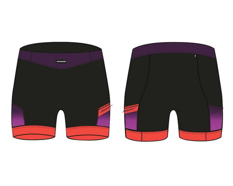 Specialized Women's Liner Shorts w/ SWAT (Cast Berry/Acid Lava Hex)