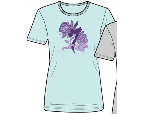 Specialized Women's T-Shirt (Baby Blue/Plum Purple)