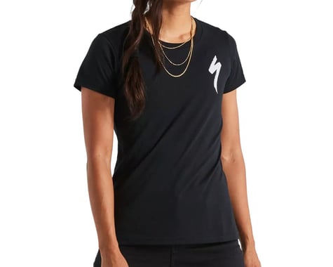 Specialized Women's S-Logo Short Sleeve T-Shirt (Black) (S)