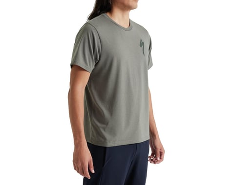Specialized Men's S-Logo Short Sleeve Tee (Oak Green) (M)