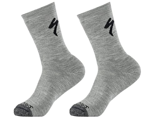 Specialized Merino Deep Winter Tall Socks (Dove Grey) (XL)