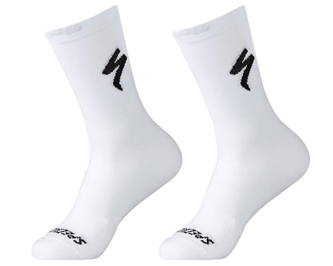 Specialized Soft Air Road Tall Socks (White/Black) (M)