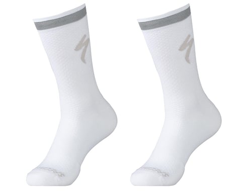 Specialized Soft Air Reflective Tall Socks (White) (M)