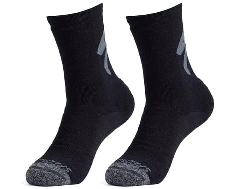 Specialized Merino Deep Winter Tall Logo Socks (Black) (S)