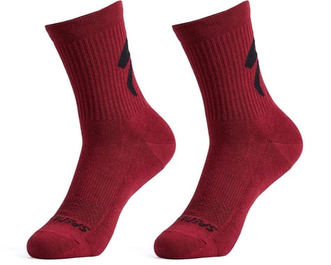 Specialized Cotton Tall Logo Socks (Maroon) (M)