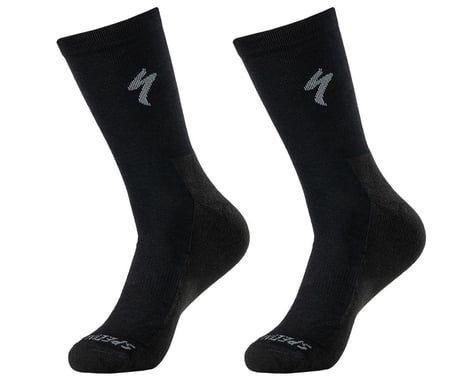 Specialized Primaloft Lightweight Tall Logo Socks (Black) (S)