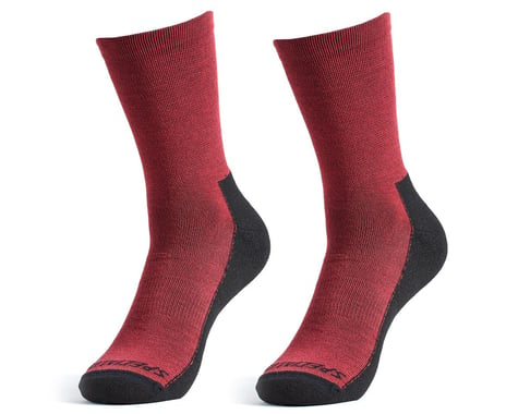 Specialized Primaloft Lightweight Tall Logo Socks (Maroon) (L)