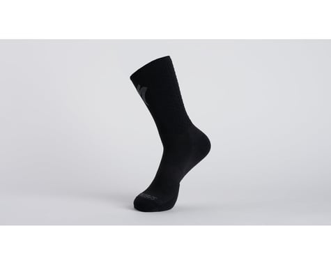 Specialized Knit Tall Socks (Black/Silver) (XL)