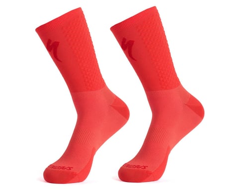 Specialized Knit Tall Socks (Fiery Red/Vivid Red) (L)