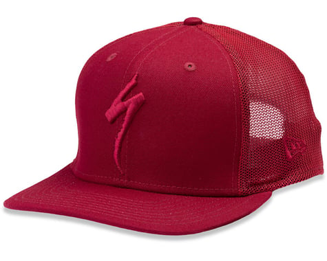 Specialized New Era S-Logo Trucker Hat (Crimson)