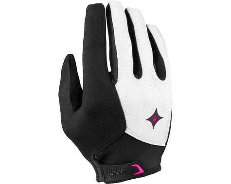Specialized Women's Sport Long Finger Gloves (White/Pink)