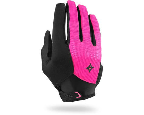 Specialized Women's Sport Long Finger Gloves (Black/Neon Pink)
