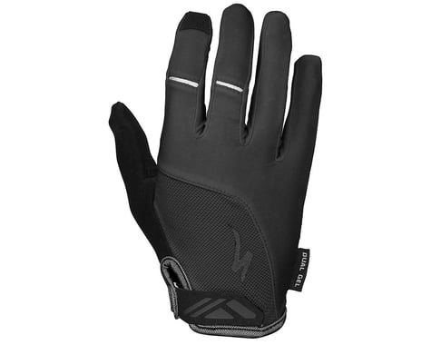 Specialized Women's Body Geometry Dual-Gel Long Finger Gloves (Black) (M)