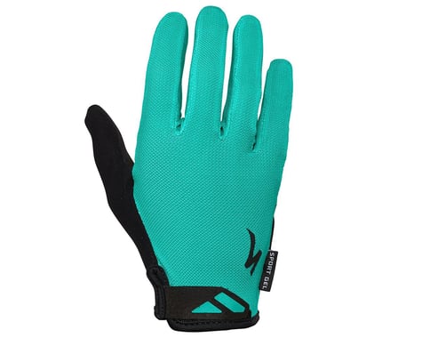 Specialized Women's Body Geometry Sport Gel Long Finger Gloves (Acid Mint)