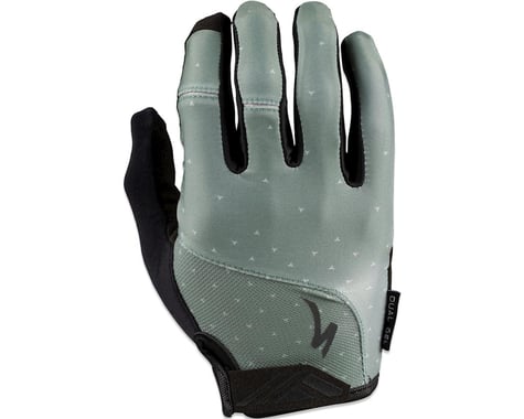 Specialized Body Geometry Dual-Gel Long Finger Gloves (Sage/Spruce Links)
