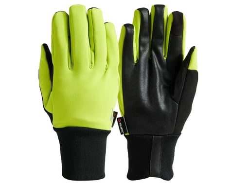 Specialized Softshell Deep Winter Long Finger Gloves (Hyper Green) (S)