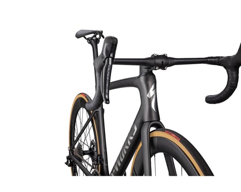 Specialized 2022 S-Works Tarmac SL7 - Shimano Dura-Ace Di2 (SATIN CARBON/SPECTRAFLAIR TINT/GLOSS BRUSHED CHR (49)