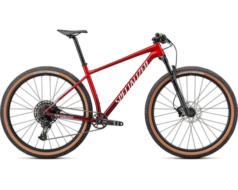 Specialized Chisel Comp Hardtail Mountain Bike (Gloss Red Tint/White Gold Pearl) (M)