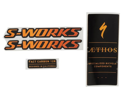 Specialized Aethos Jetfuel Sticker Kit (Orange) (49/52cm)