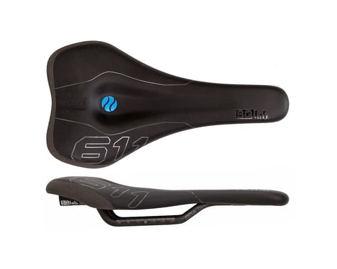 SQlab 611 Ergowave Saddle (Black) (Carbon Rails) (140mm)