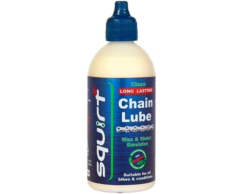 Squirt Long Lasting Wax Based Dry Bike Chain Lube (4oz)