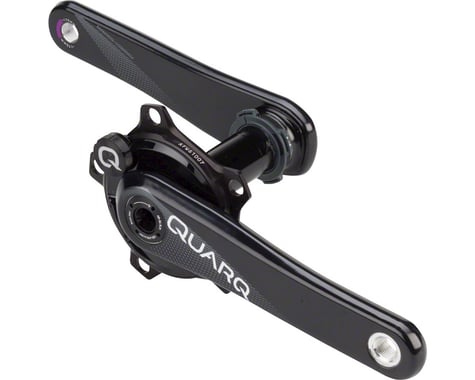 SRAM Quarq DZero Carbon Power Meter Crankset (Black) (Non-Hidden Bolt) (BB30 Spindle) (170mm)
