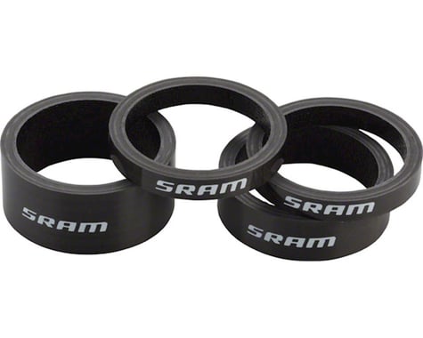 SRAM Carbon Headset Spacer Kit (2x 5mm) (1x 10mm) (1x 15mm)