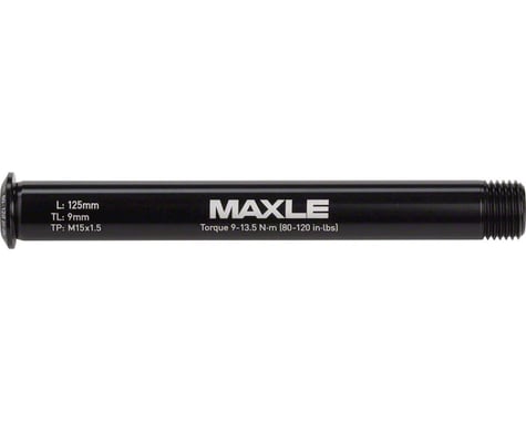 RockShox Maxle Stealth Front Thru Axle (Black) (15 x 100mm) (125mm) (1.5mm)