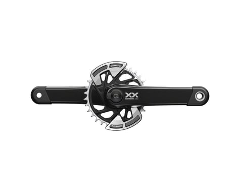 SRAM XX Eagle AXS Transmission Power Meter Crankset (Black) (12 Speed) (165mm) (32T)