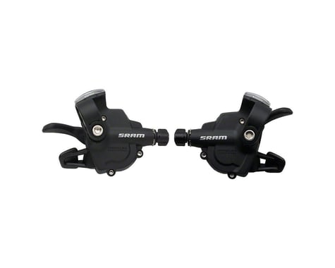SRAM X3 Trigger Shifters (Black) (Pair) (3 x 7 Speed)