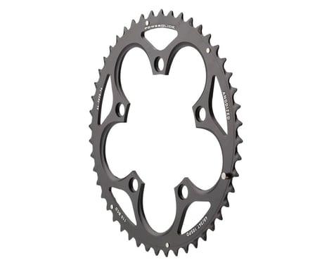 SRAM Powerglide Road Chainrings (Black) (2 x 10 Speed) (Force/Rival/Apex) (Outer) (110mm BCD | For BB30) (48T)