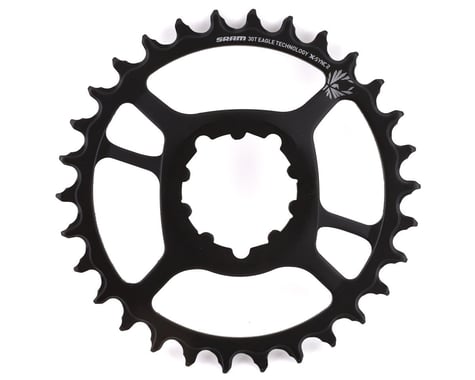 SRAM X-Sync 2 Eagle Steel Direct Mount Chainring (Black) (1 x 10/11/12 Speed) (Single) (3mm Offset/Boost) (30T)