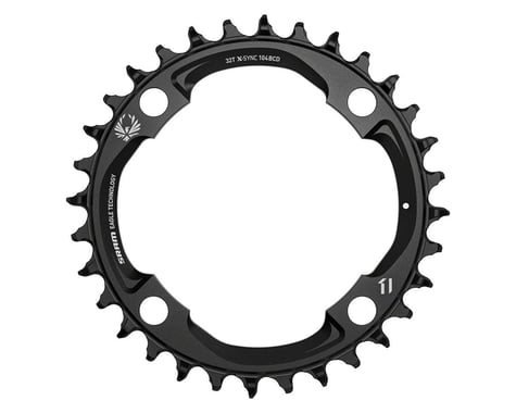 SRAM X-Sync 2 Eagle Chainring (Black) (1 x 12 Speed) (104mm BCD) (Single) (32T)