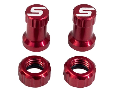 Stan's Tubeless Valve Color Kit (Red) (Pair)