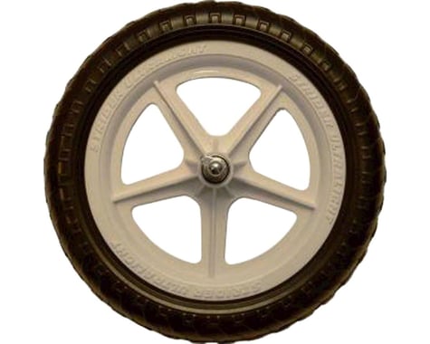 Strider Sports Ultralight 12" Replacement Wheel (White) (Single)
