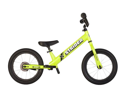 Strider Sports 14x Sport Kids Balance Bike w/ Easy-Ride Pedal Kit (Green)