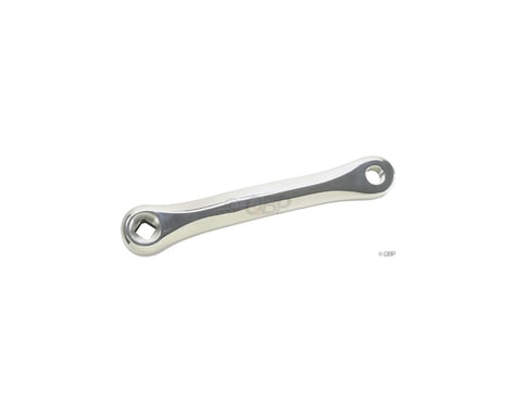 Sugino MS 165mm Left Low Profle Square Taper Crank Arm: Silver
