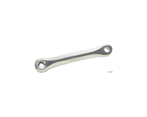 Sugino MS Left Low Profile Square Taper Crank Arm (Silver) (170mm)