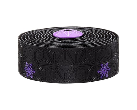 Supacaz Super Sticky Kush Handlebar Tape (Neon Purple/Galaxy Black)