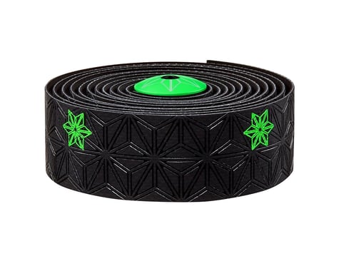 Supacaz Super Sticky Kush Handlebar Tape (Neon Green/Galaxy Black)