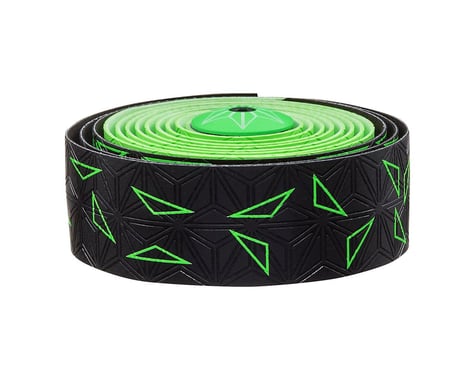 Supacaz Super Sticky Kush Handlebar Tape (Starfade Black & Green)