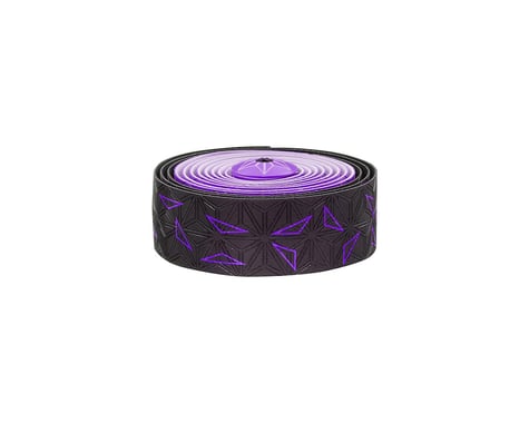 Supacaz Super Sticky Kush Handlebar Tape (Starfade Black & Purple)