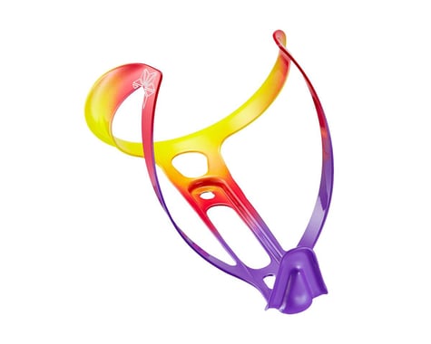 Supacaz Fly Alloy Bottle Cage (Neon Purple/Red/Yellow)