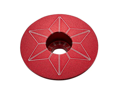 Supacaz Star Cap (Red Anodized)